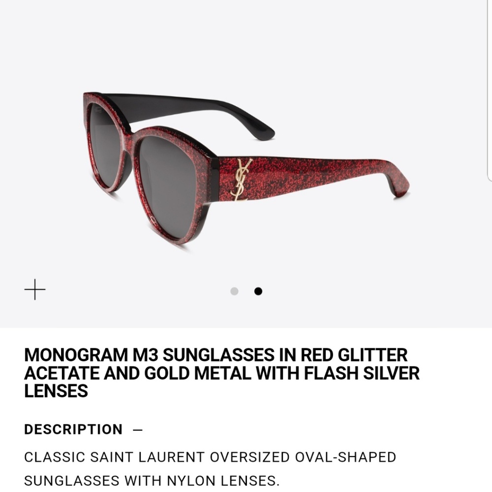 BRAND NEW YSL GLITTER SUNGLASSES!!!